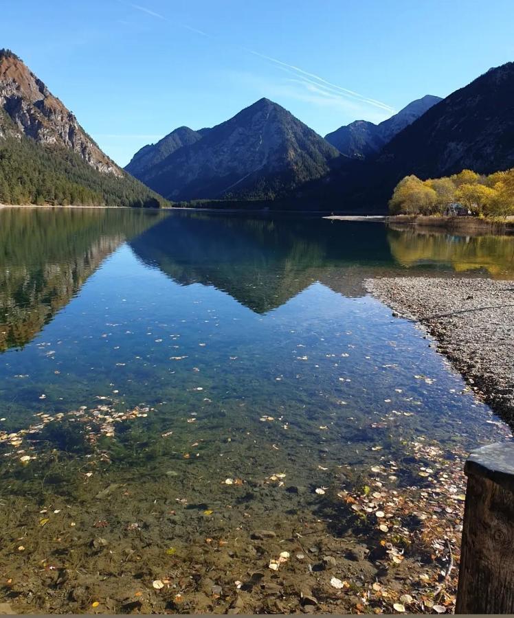 Panoramablick Lägenhet Breitenwang Exteriör bild