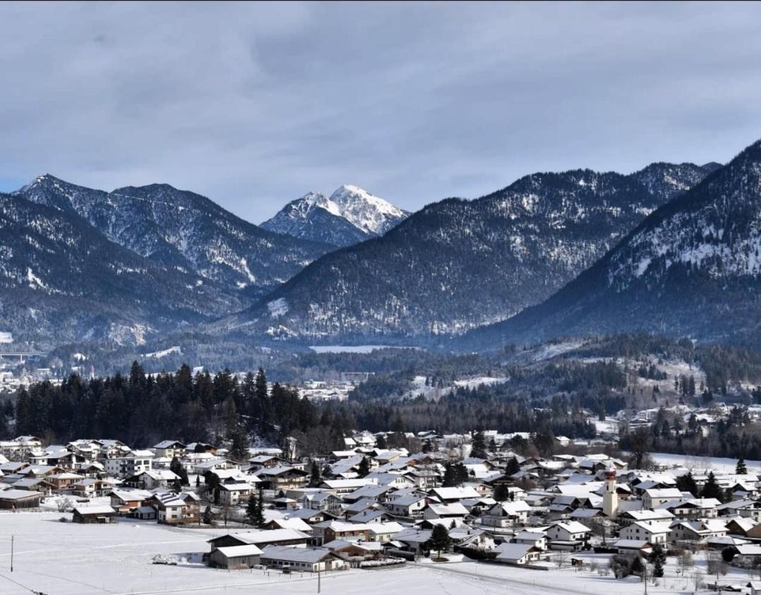 Panoramablick Lägenhet Breitenwang Exteriör bild
