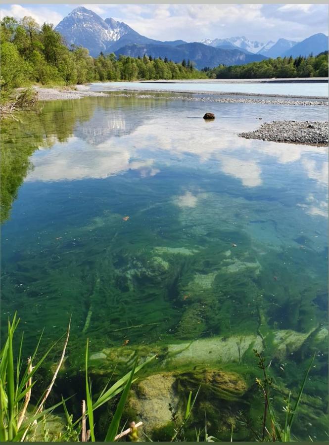 Panoramablick Lägenhet Breitenwang Exteriör bild