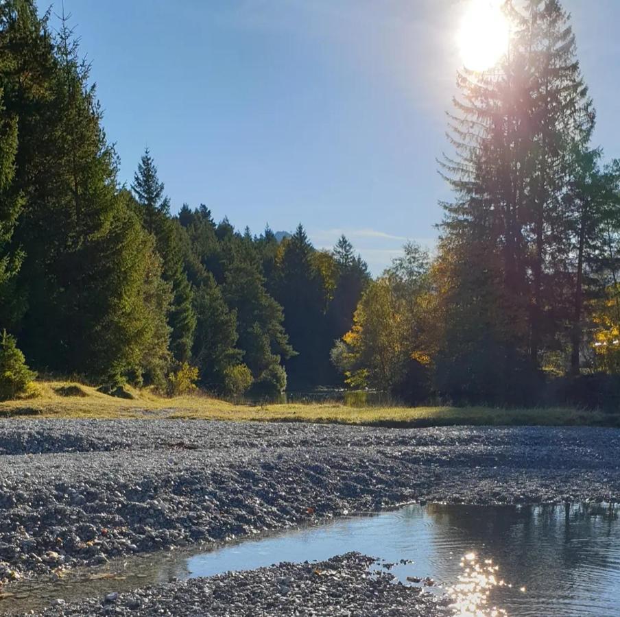 Panoramablick Lägenhet Breitenwang Exteriör bild