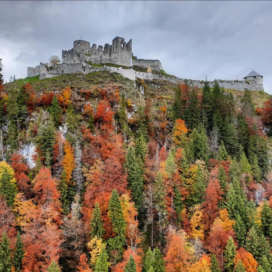 Panoramablick Lägenhet Breitenwang Exteriör bild