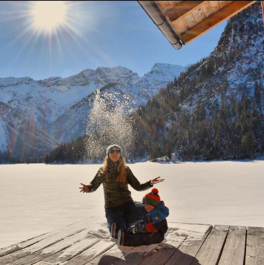 Panoramablick Lägenhet Breitenwang Exteriör bild